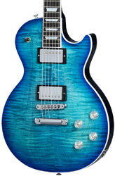 Guitare électrique single cut Gibson Les Paul Modern Figured - Cobalt burst