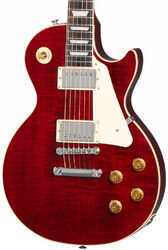 Guitare électrique single cut Gibson Les Paul Standard 50s Figured Custom Color - 60s cherry