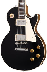 Guitare électrique single cut Gibson Les Paul Standard 50s Plain Top Custom Color - Ebony