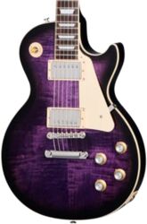 Guitare électrique single cut Gibson Les Paul Standard 60s Figured - Dark Purple Burst