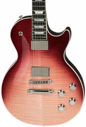 Guitare électrique single cut Gibson Les Paul Standard HP-II - Hot pink fade
