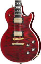 Guitare électrique single cut Gibson Les Paul Supreme - Wine red
