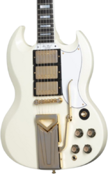 Custom Shop 60th Anniversary 1961 SG Les Paul Custom - VOS Aged Polaris White