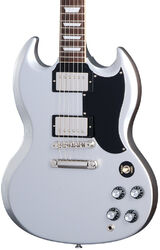 Guitare électrique double cut Gibson SG Standard '61 Custom Color - Silver mist