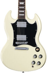 Guitare électrique double cut Gibson SG Standard Custom Color - Classic white