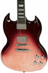 Guitare électrique double cut Gibson SG Standard HP-II - Hot pink fade