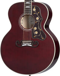 Guitare electro acoustique Gibson SJ-200 Standard - Wine red