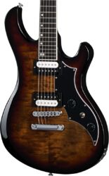 Guitare électrique double cut Gibson Victory Figured Top - Smokehouse burst