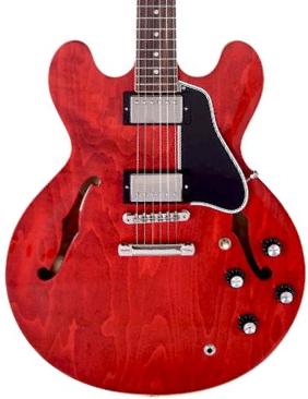 Guitare électrique 1/2 caisse Gibson 1961 ES-335 Historic Kalamazoo - Gloss sixties cherry