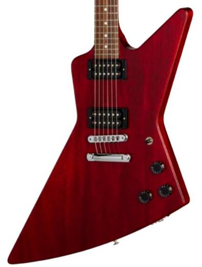 Guitare électrique métal Gibson 80s Explorer - cherry