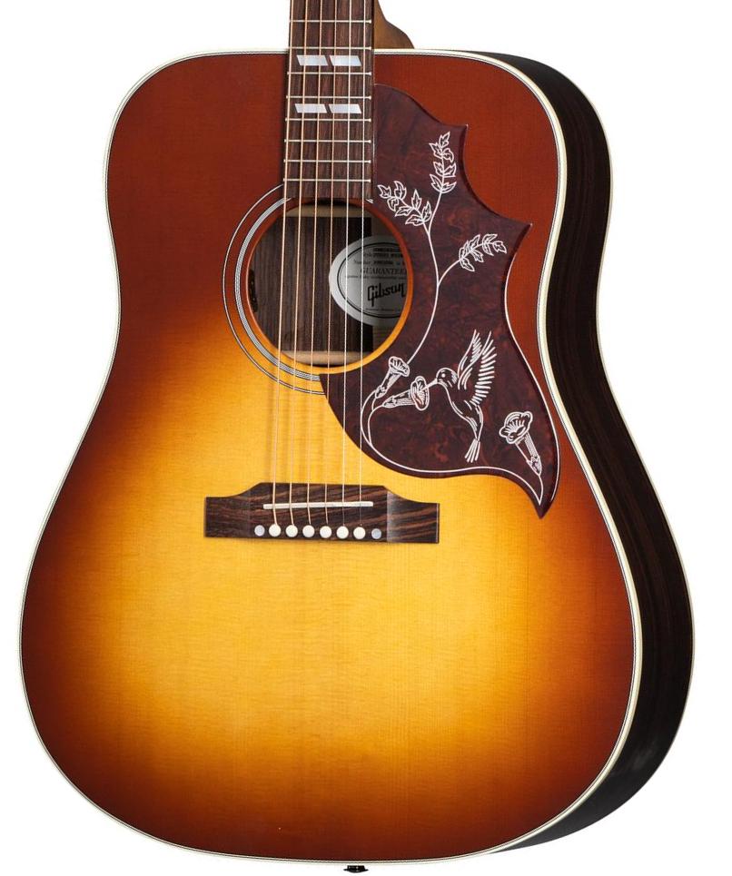 Guitare folk Gibson Hummingbird Studio Rosewood 2024 - Satin Rosewood Burst