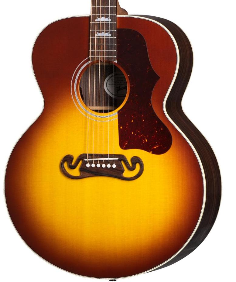 Guitare folk Gibson SJ-200 Studio Rosewood 2024 - Satin Rosewood Burst