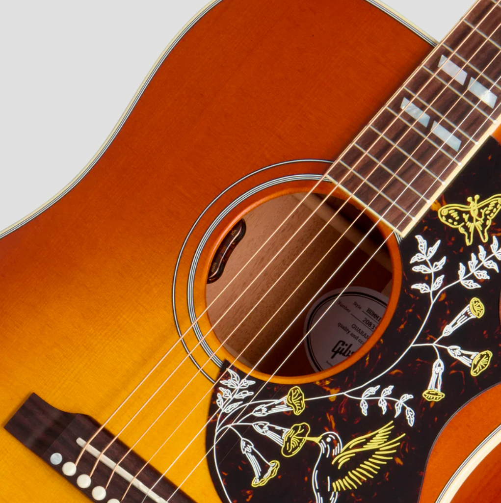 Gibson Hummingbird Faded Modern Dreadnought Epicea Acajou Rw - Heritage Cherry Sunburst - Guitare Folk - Variation 2