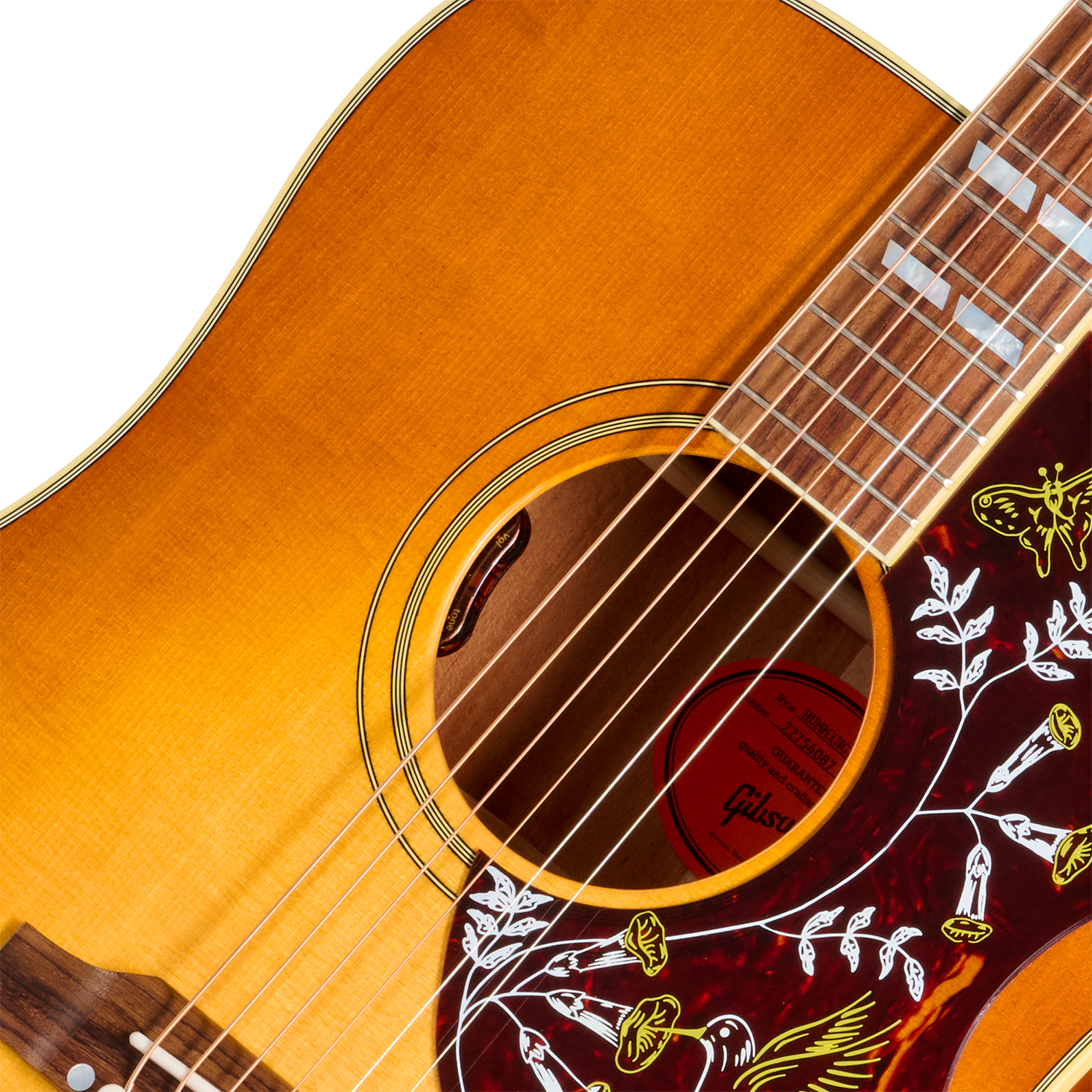 Gibson Hummingbird Original (baggs Hifi Dna) Dreadnought Epicea Acajou Rw - Heritage Cherry Sunburst - Guitare Folk - Variation 2