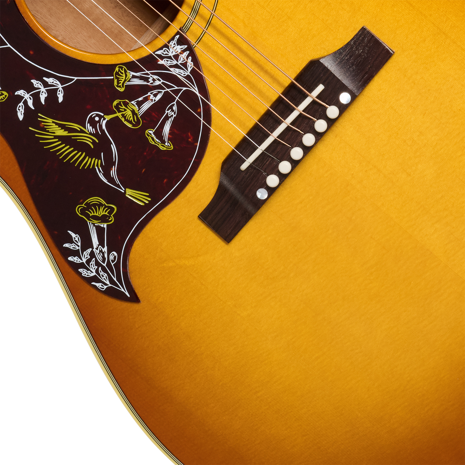 Gibson Hummingbird Original Lh (baggs Hifi Dna) Dreadnought Gaucher Epicea Acajou Rw - Heritage Cherry Sunburst - Guitare Folk Gaucher - Variation 3