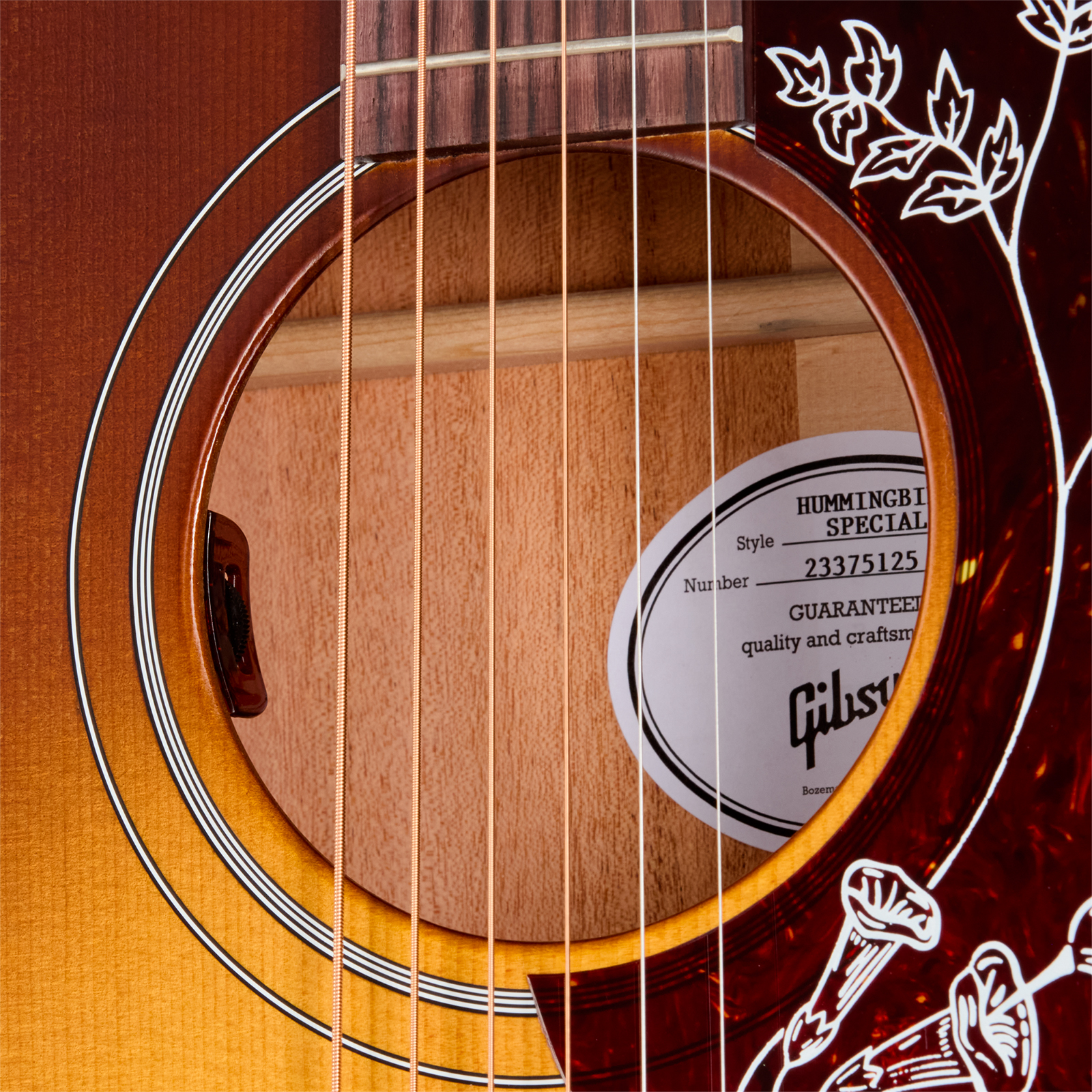 Gibson Hummingbird Special Modern Dreadnought Cbd Epicea Acajou Rw - Satin Honey Burst - Guitare Folk - Variation 5