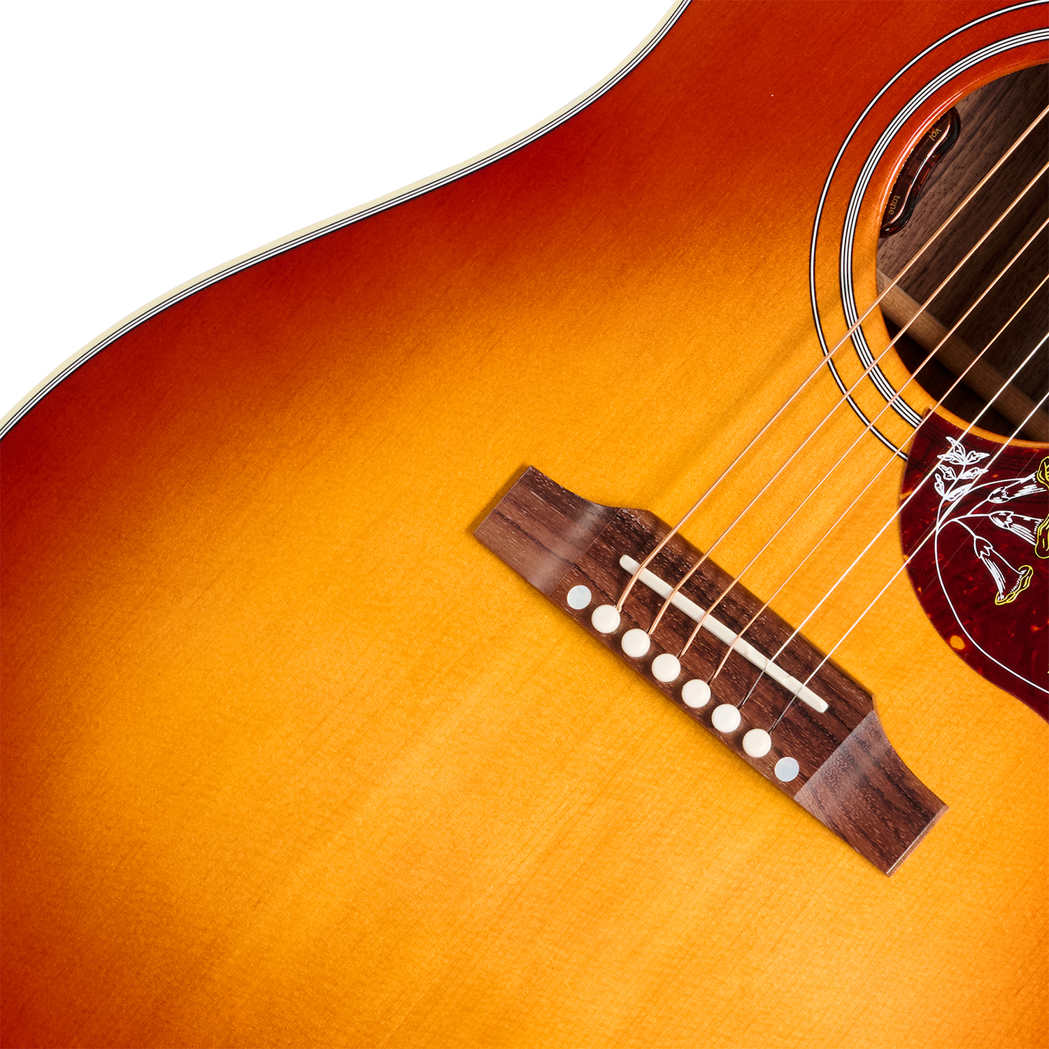 Gibson Hummingbird Standard Rosewood Ec (baggs Hifi Dna) Dreadnought Cw Epicea Palissandre Rw - Rosewood Burst - Guitare Folk - Variation 3