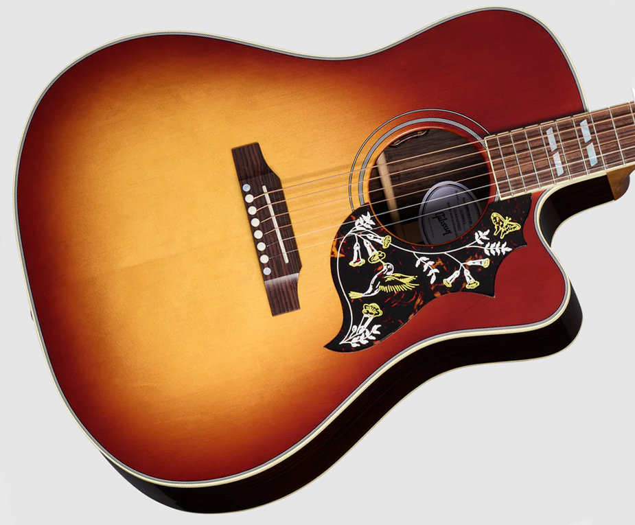 Gibson Hummingbird Standard Rosewood Ec Epicea Palissandre Rw - Rosewood Burst - Guitare Folk - Variation 3