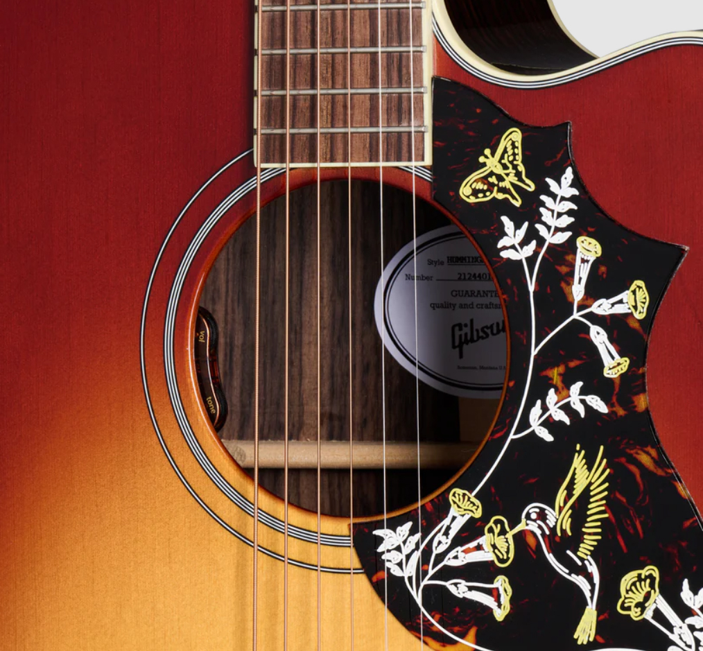Gibson Hummingbird Standard Rosewood Ec Epicea Palissandre Rw - Rosewood Burst - Guitare Folk - Variation 4