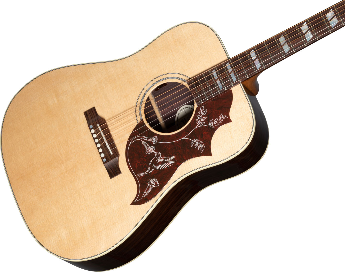 Gibson Hummingbird Studio Rosewood Modern 2023 Dreadnought Epicea Palissandre Rw - Antique Natural - Guitare Electro Acoustique - Variation 3