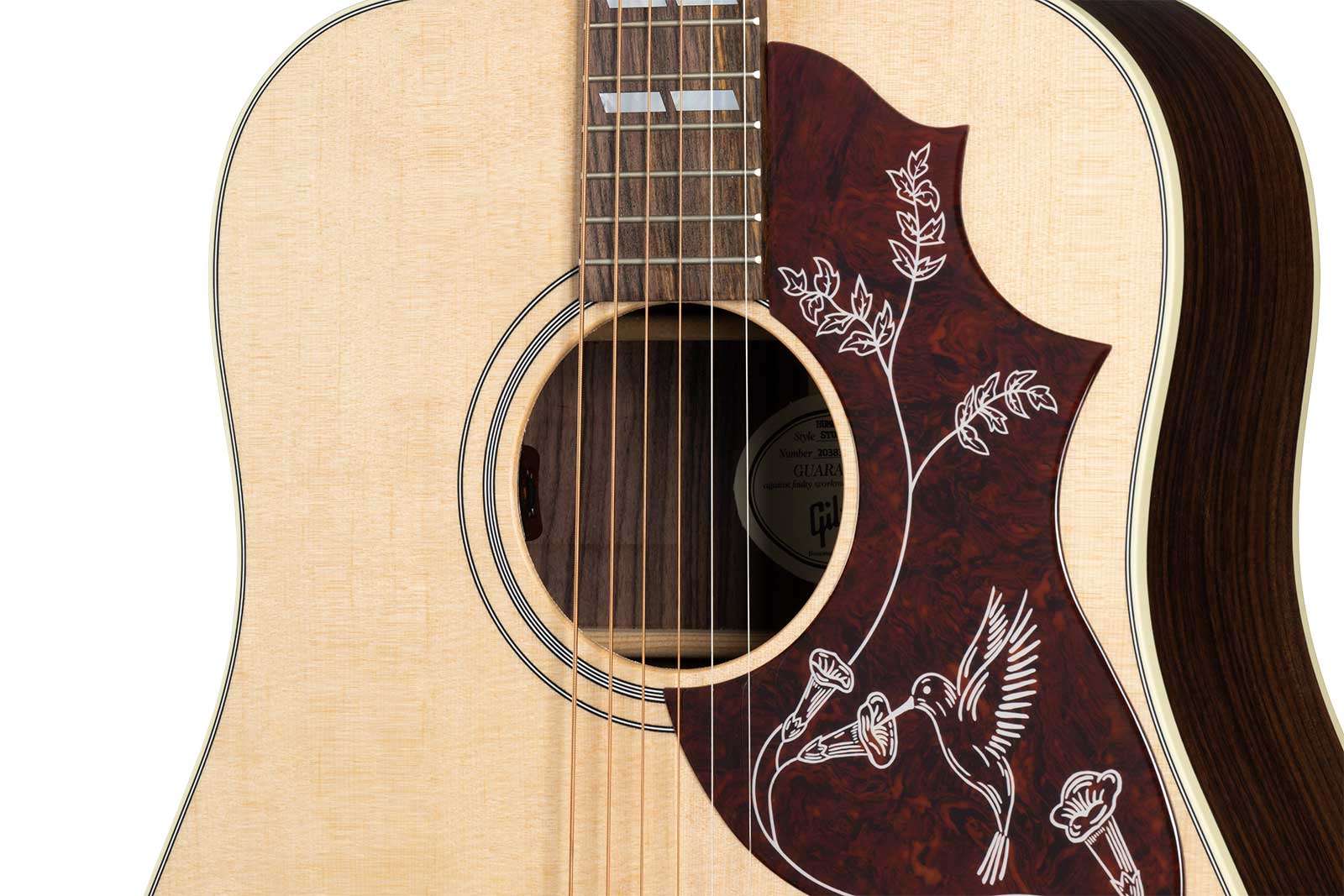 Gibson Hummingbird Studio Rosewood Modern Dreadnought Epicea Palissandre Rw - Natural - Guitare Folk - Variation 3