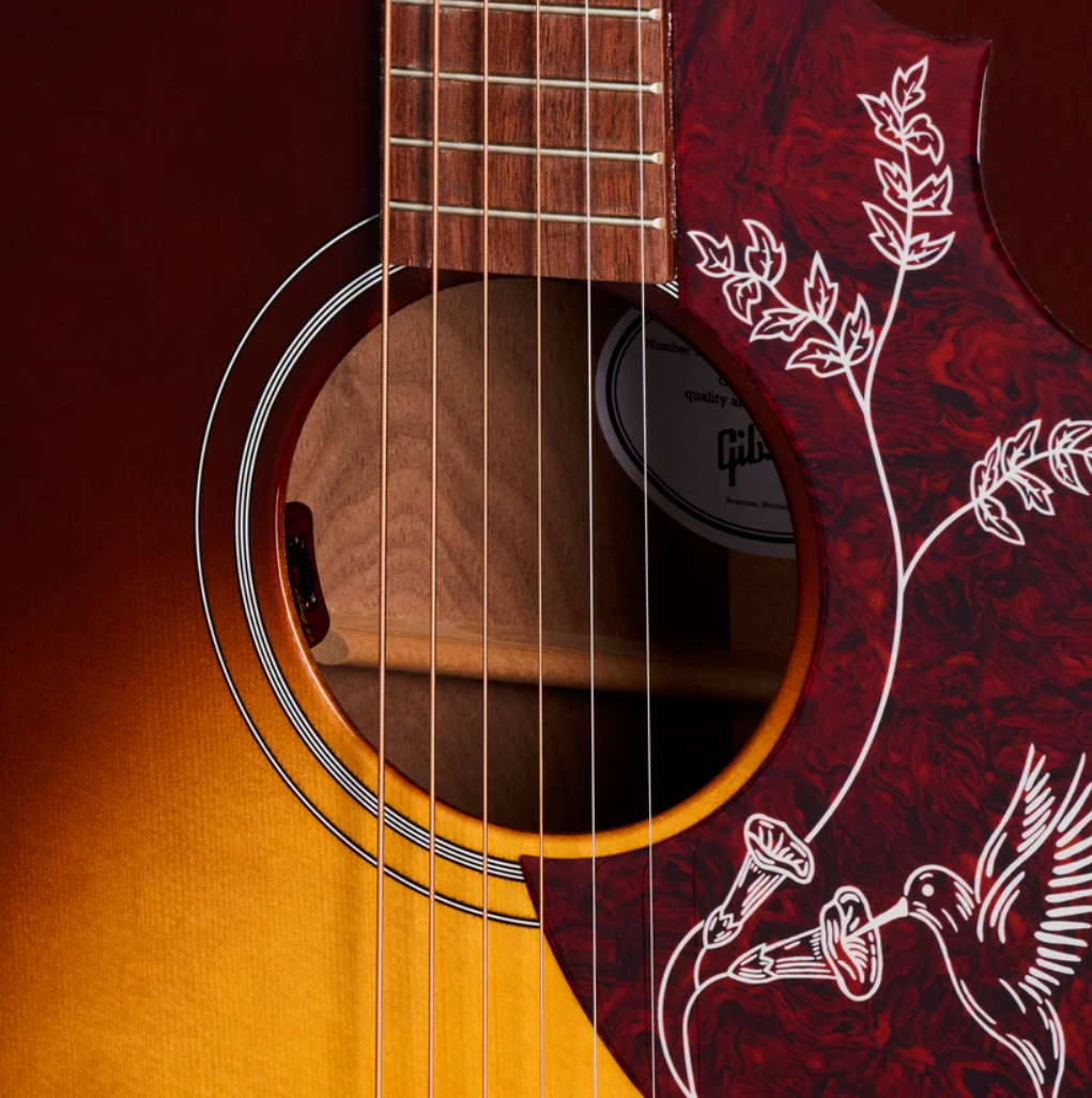 Gibson Hummingbird Studio Walnut Dreadnought Epicea Noyer Wal - Walnut Burst - Guitare Folk - Variation 3