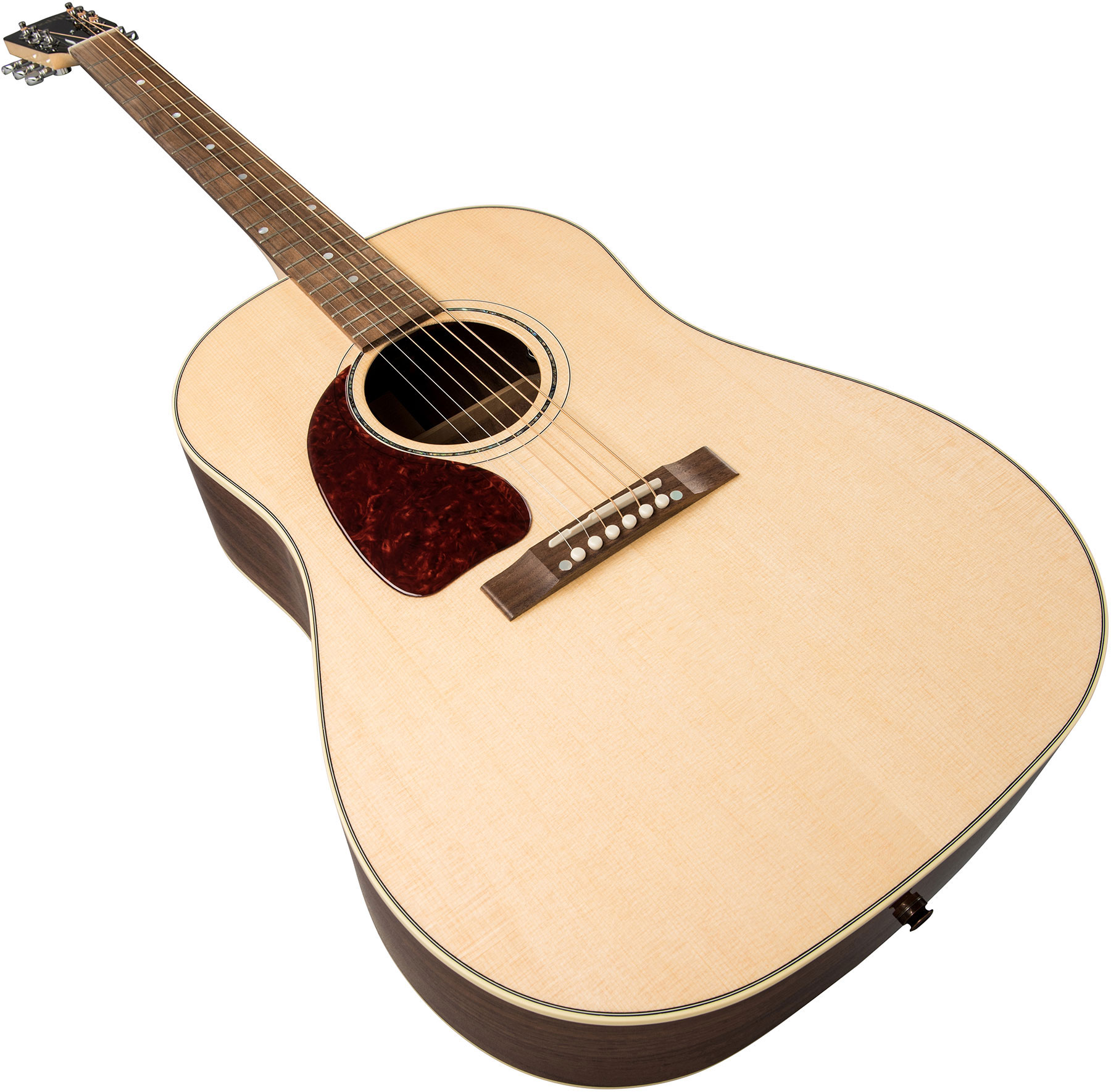 Gibson J-15 Lh Dreadnought Gaucher Epicea Noyer Wal - Antique Natural - Guitare Electro Acoustique - Variation 1