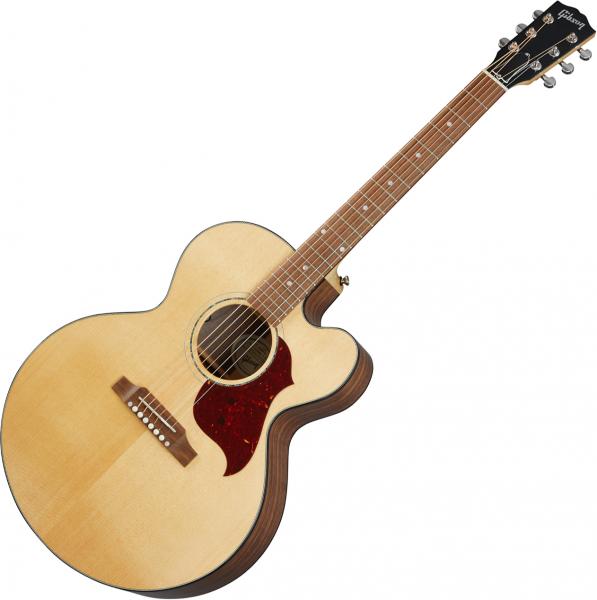 Guitare electro acoustique Gibson J-185 EC Modern Walnut - Antique natural