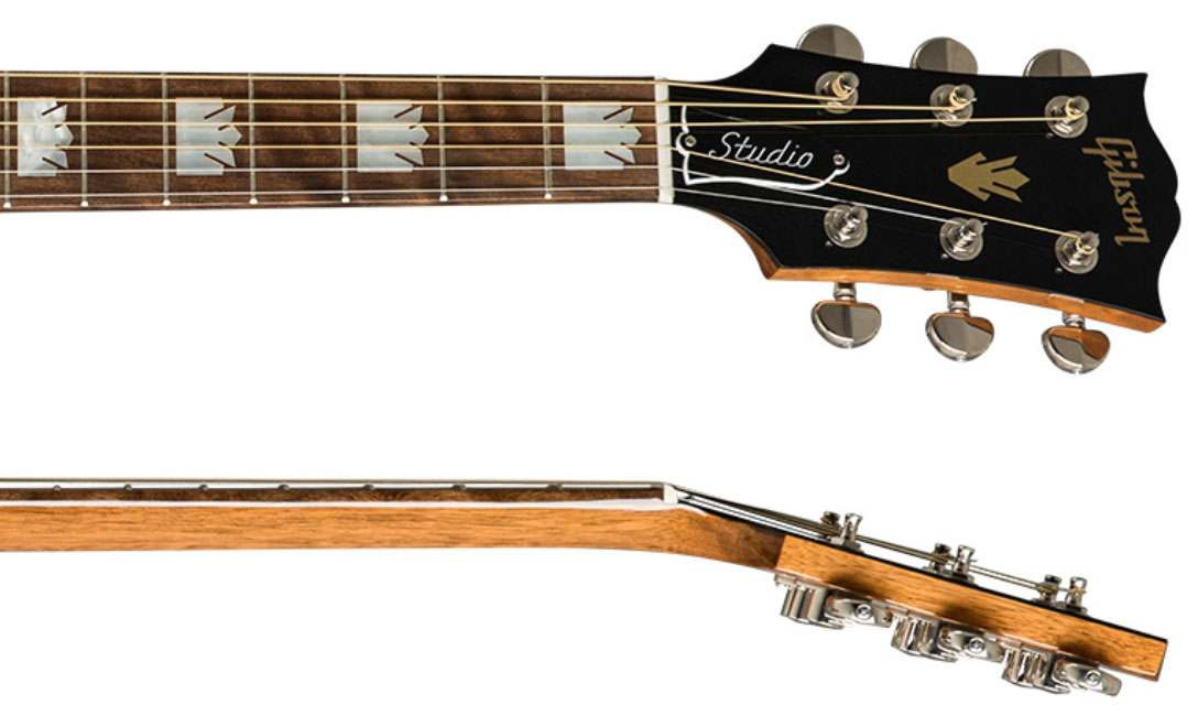 Gibson J-200 Studio 2019 Jumbo Epicea Noyer Noy - Burst - Guitare Acoustique - Variation 3