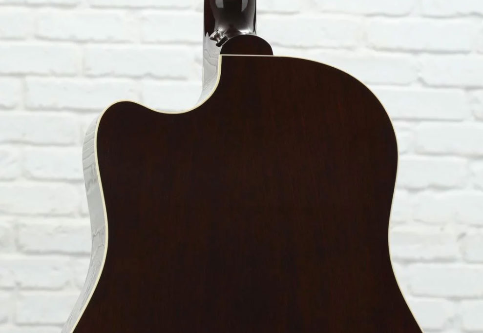 Gibson J-45 Cutaway 2019 Dreadnought Cw Epicea Acajou Rw - Vintage Sunburst - Guitare Acoustique - Variation 5