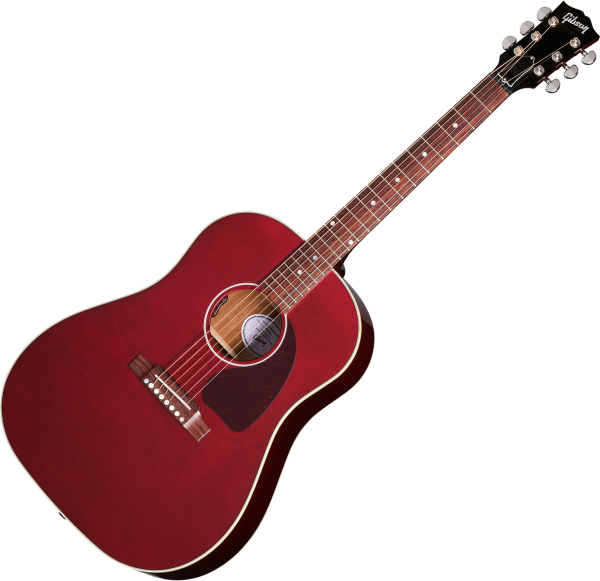 Gibson J-45 Special - satin wine red Folk guitar