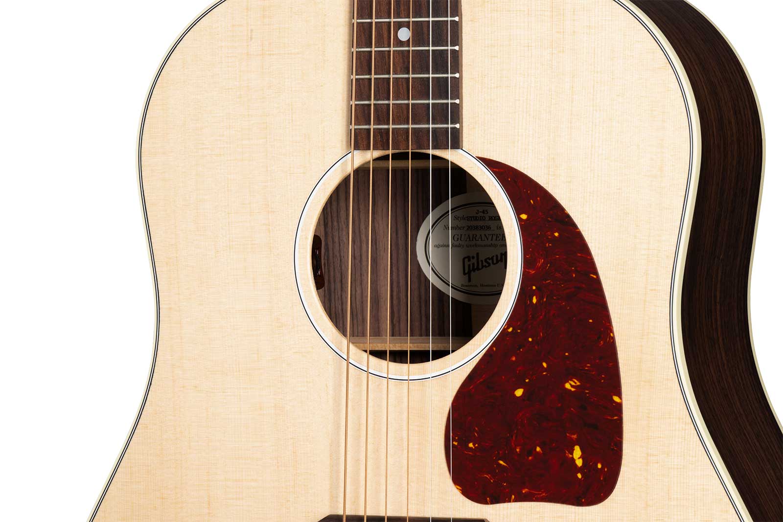 Gibson J-45 Studio Rosewood Modern 2024 Dreadnought Epicea Palissandre Rw - Satin Natural - Guitare Folk - Variation 3