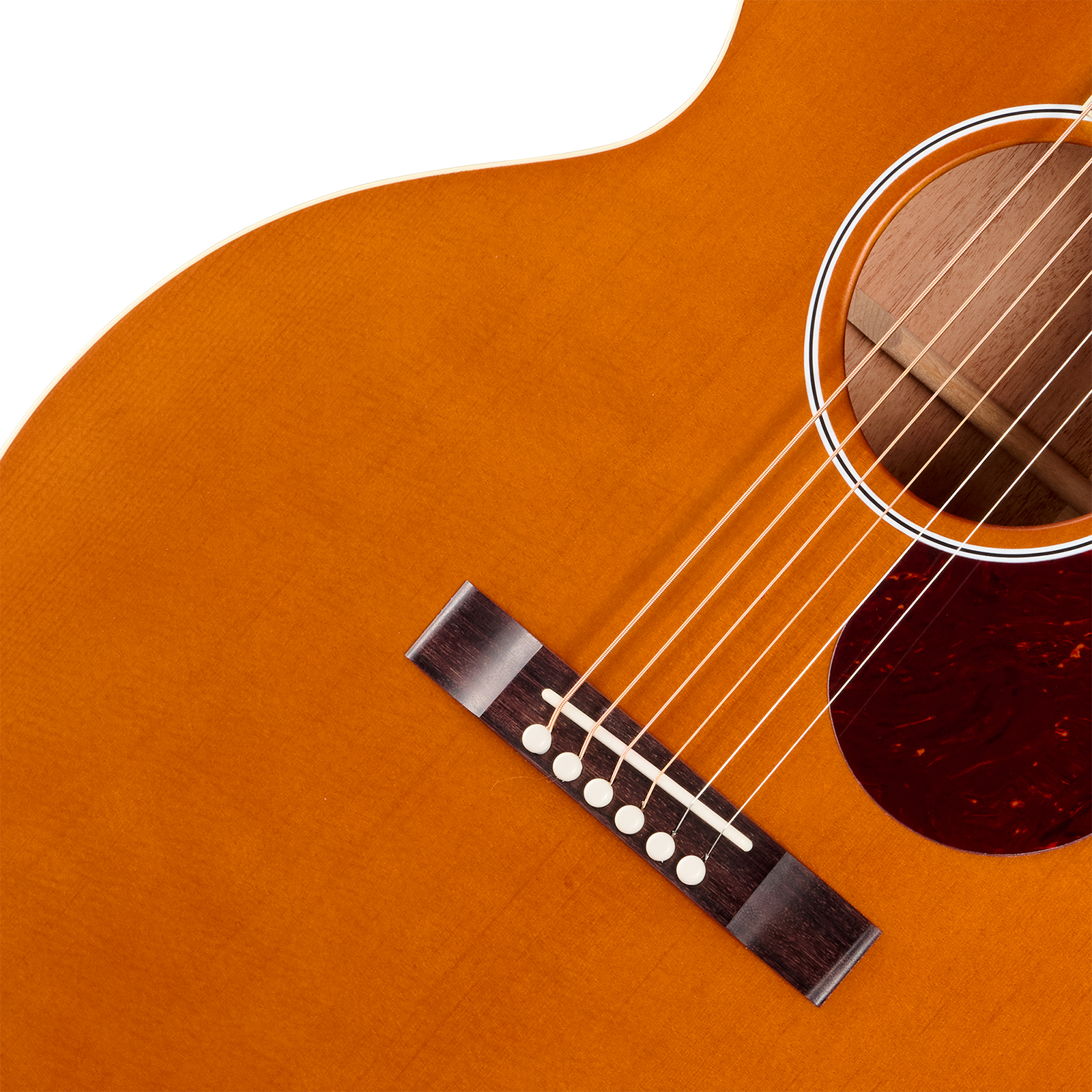 Gibson J185 Century 12-fret Jumbo Shsc Epicea Acajou Rw - Vintage Amber Satin - Guitare Folk - Variation 3