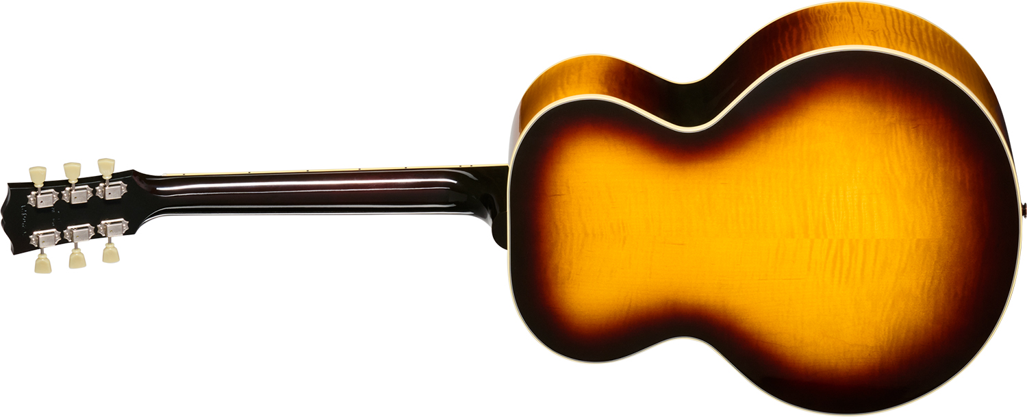 Gibson J185 Original (baggs Hifi Dna) Jumbo Epicea Erable Rw - Vintage Sunburst - Guitare Folk - Variation 1