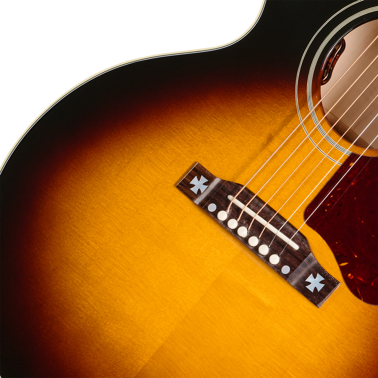 Gibson J185 Original (baggs Hifi Dna) Jumbo Epicea Erable Rw - Vintage Sunburst - Guitare Folk - Variation 3