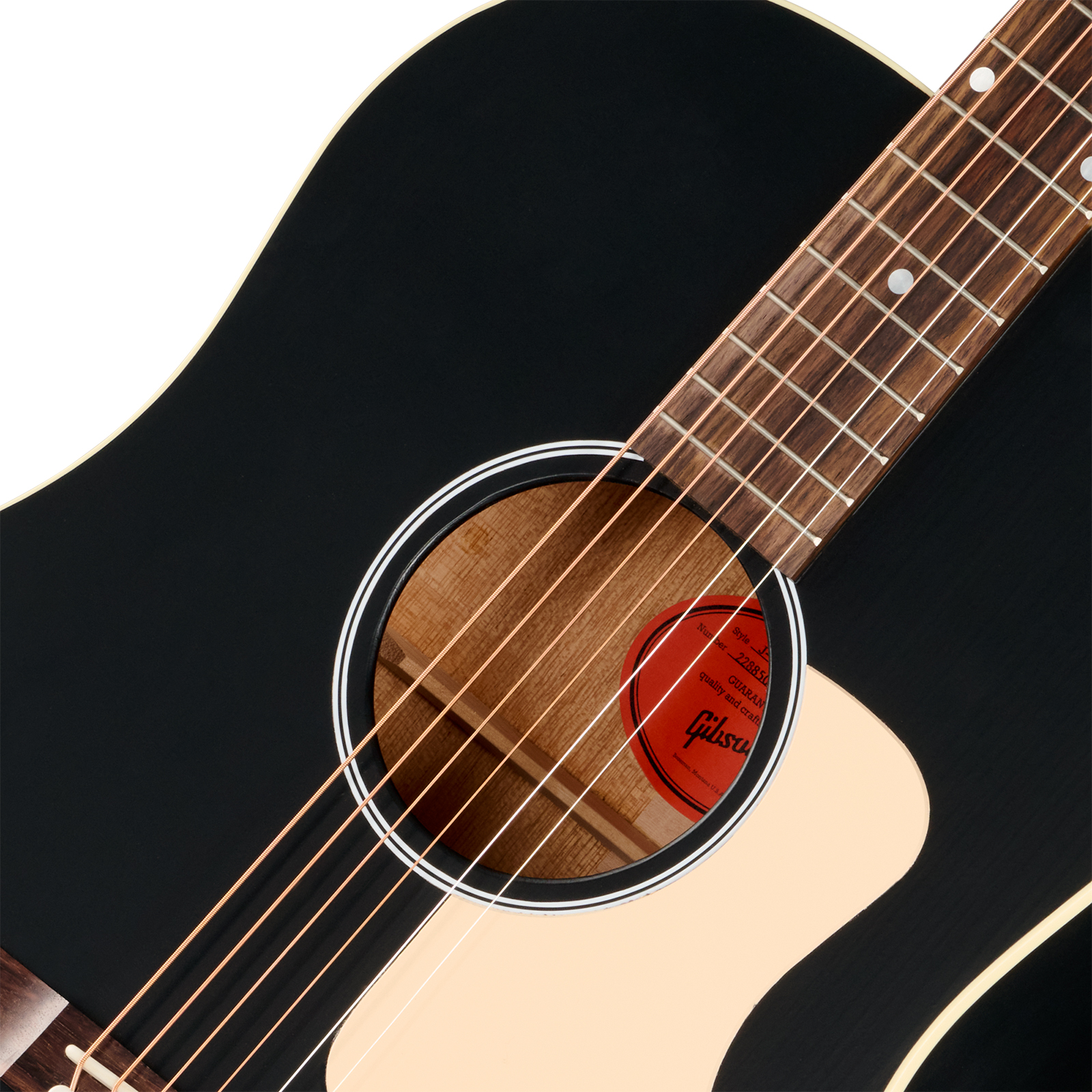 Gibson J45 Century 12-fret Dreadnought Shsc Epicea Acajou Rw - Ebony - Guitare Folk - Variation 2