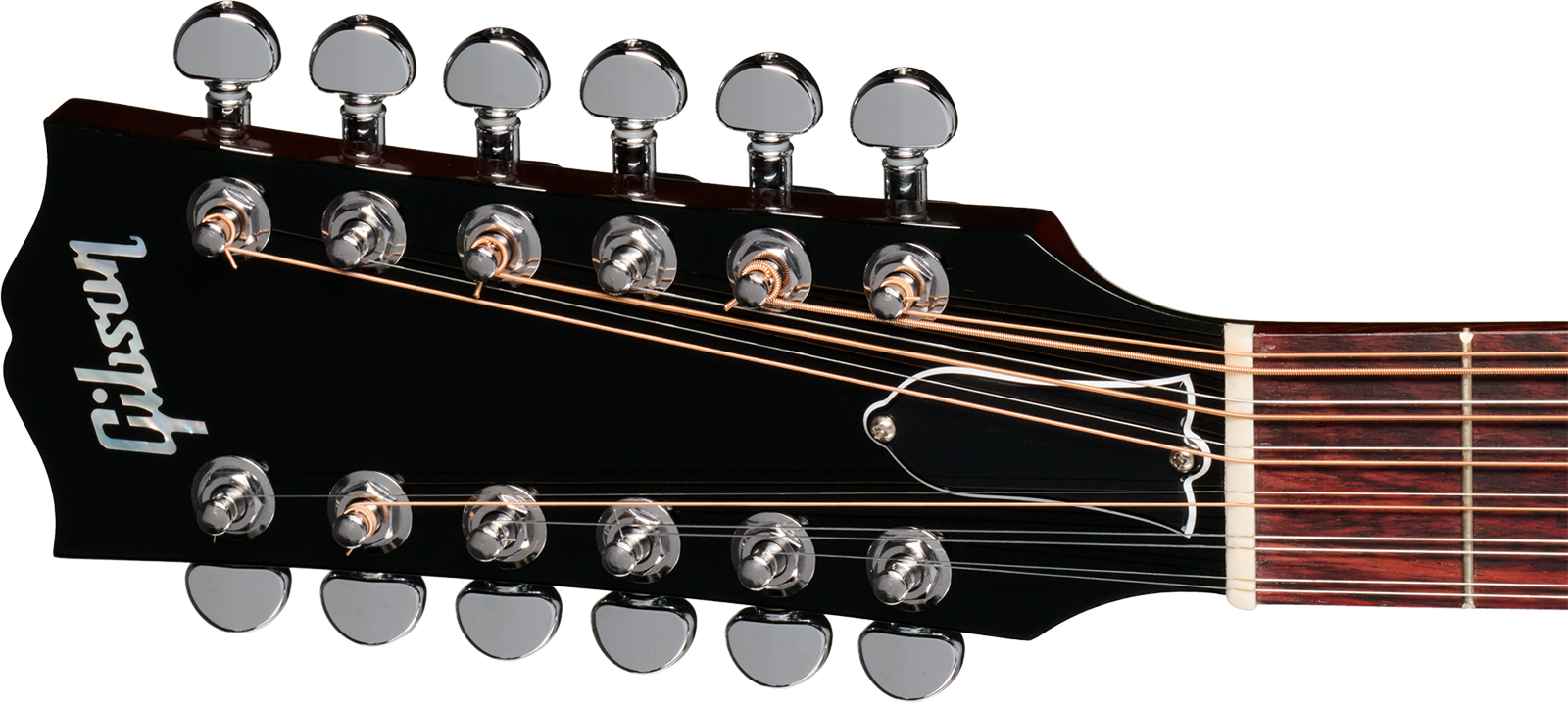 Gibson J45 Standard 12-string Lh (baggs Hifi Dna) Dreadnought 12c Gaucher Epicea Acajou Rw - Vintage Sunburst - Guitare Folk - Variation 4