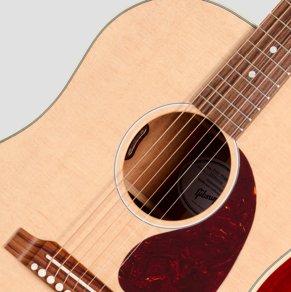 Gibson J45 Standard Modern Dreadnought Epicea Acajou Rw - Natural Top / Cherry Back/sides - Guitare Folk - Variation 2