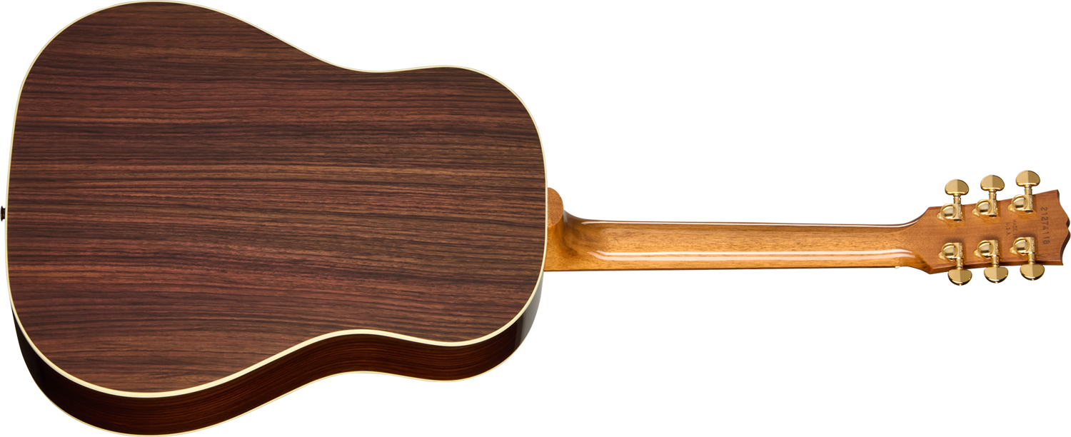 Gibson J45 Standard Rosewood Lh (baggs Hifi Dna) Dreadnought Gaucher Epicea Palissandre Rw - Rosewood Burst - Guitare Folk - Variation 1