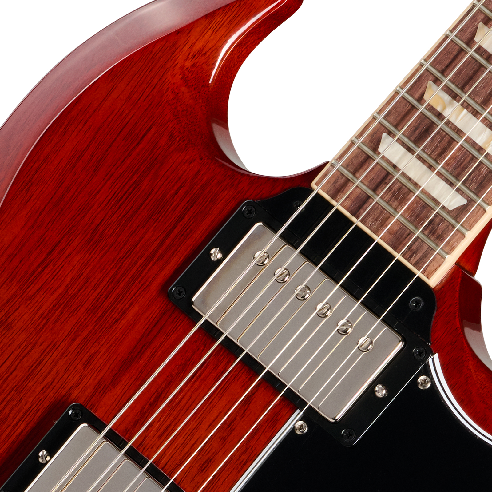 Gibson Jake Kiszka Sg Standard Ltd Signature 2h Ht Rw - Faded Vintage Cherry - Guitare Électrique Double Cut - Variation 3