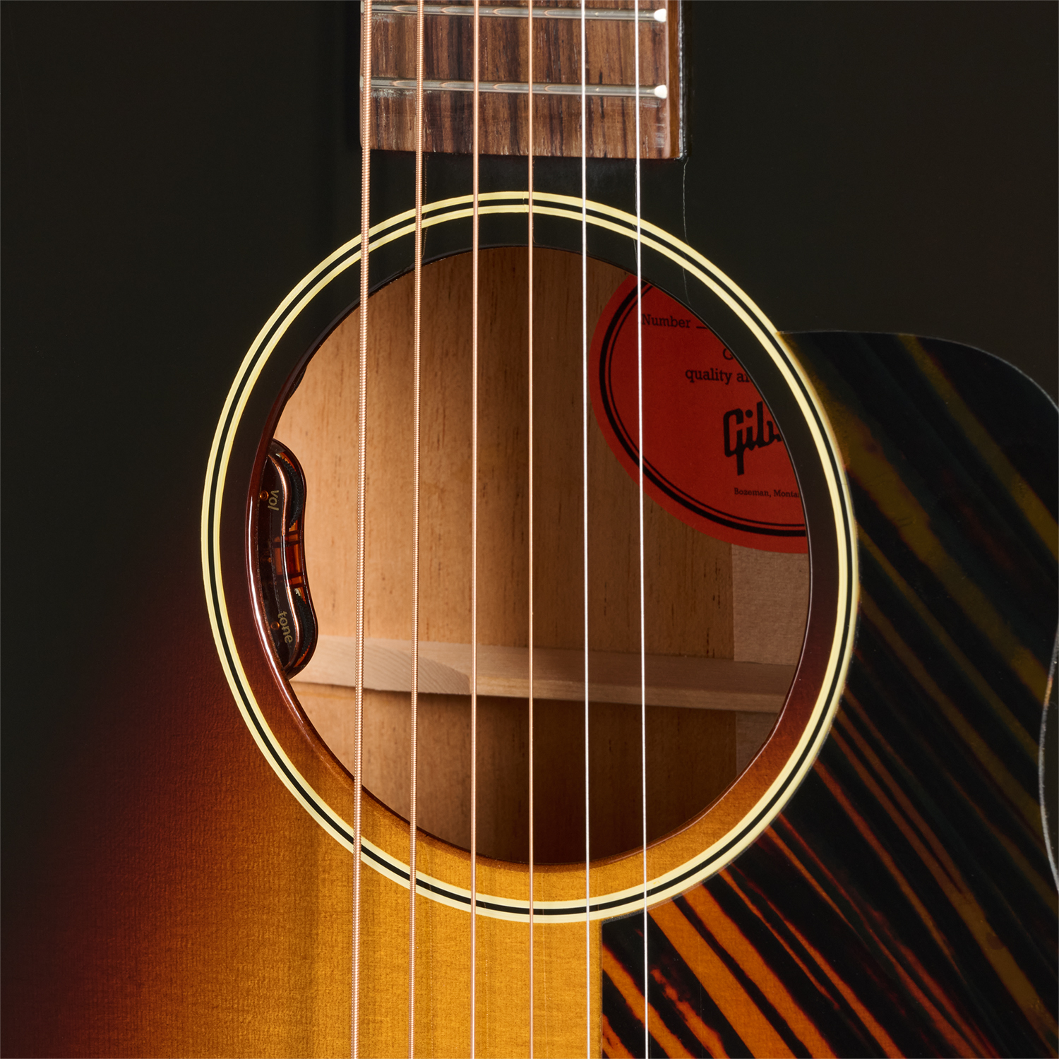 Gibson L00 Original (baggs Hifi Dna) Parlor Epicea Acajou Rw - Vintage Sunburst - Guitare Folk - Variation 4