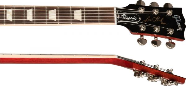 Guitare électrique solid body Gibson Les Paul Classic - trans cherry
