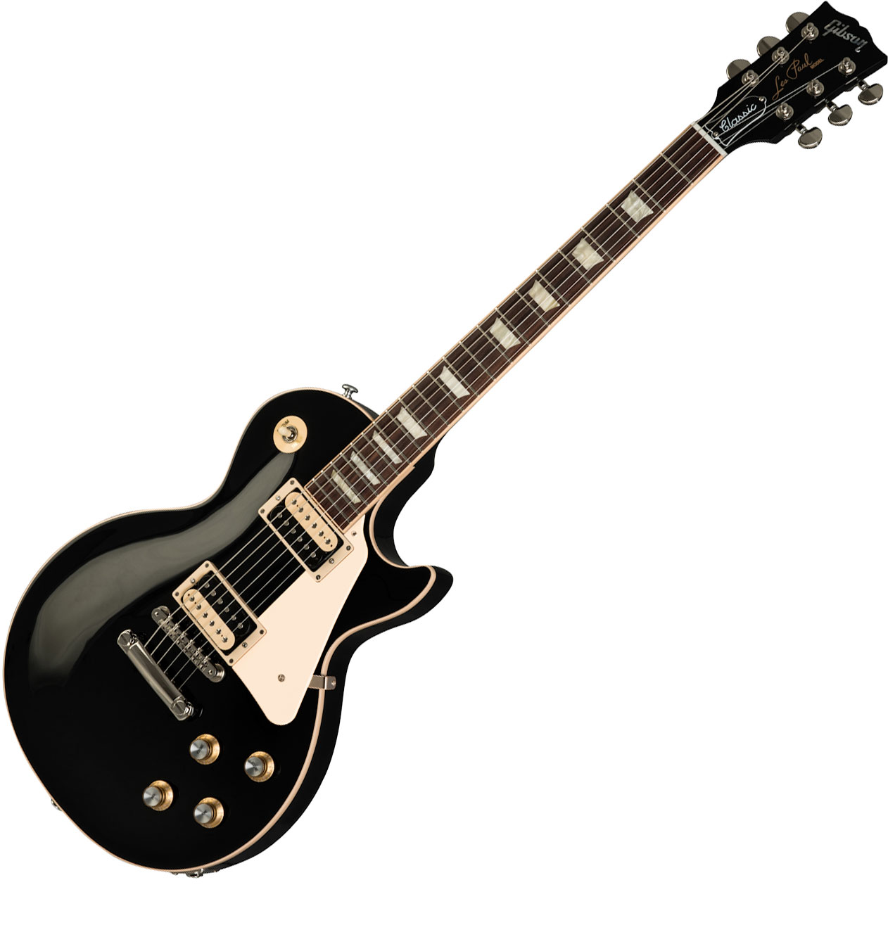 Guitare électrique solid body Gibson Les Paul Classic ebony noir