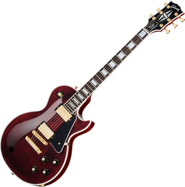 Gibson Les Paul Custom 70s - wine red Single cut electric guitar