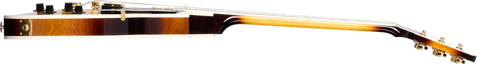 Gibson Les Paul Custom 70s 2h Ht Eb - Tobacco Burst - Guitare Électrique Single Cut - Variation 1