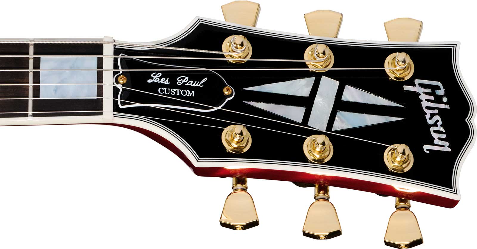 Gibson Les Paul Custom 70s 2h Ht Eb - Wine Red - Guitare Électrique Single Cut - Variation 4