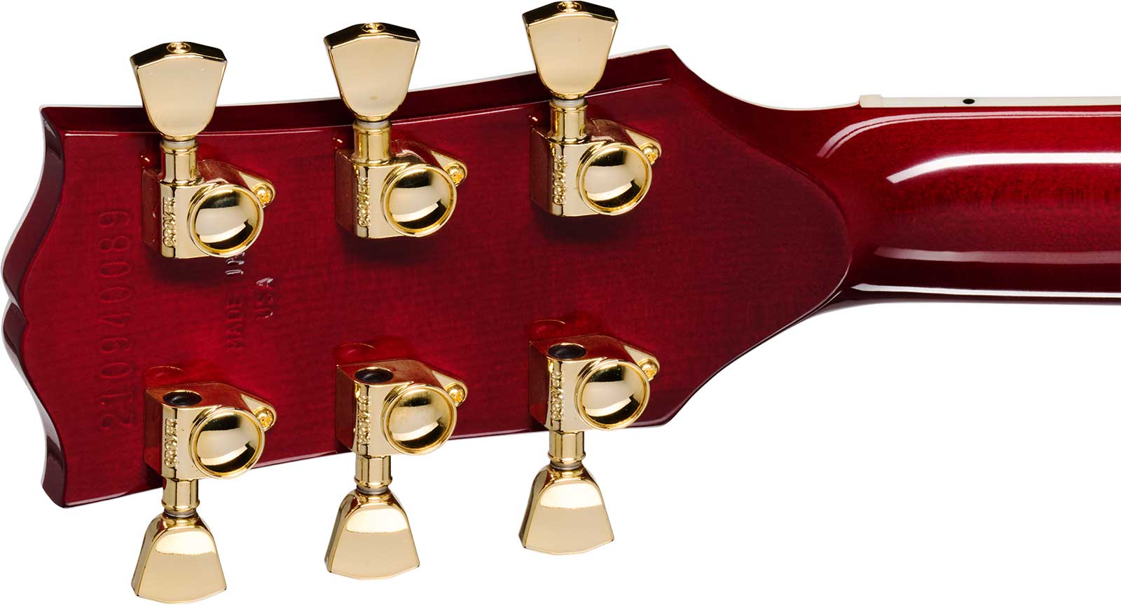 Gibson Les Paul Custom 70s 2h Ht Eb - Wine Red - Guitare Électrique Single Cut - Variation 5