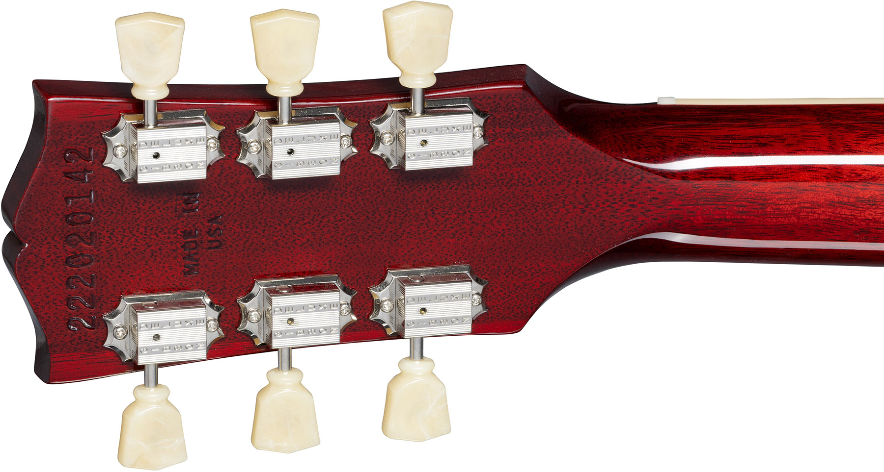Gibson Les Paul Deluxe 70s Plain Top Original 2mh Ht Rw - Wine Red - Guitare Électrique Single Cut - Variation 4