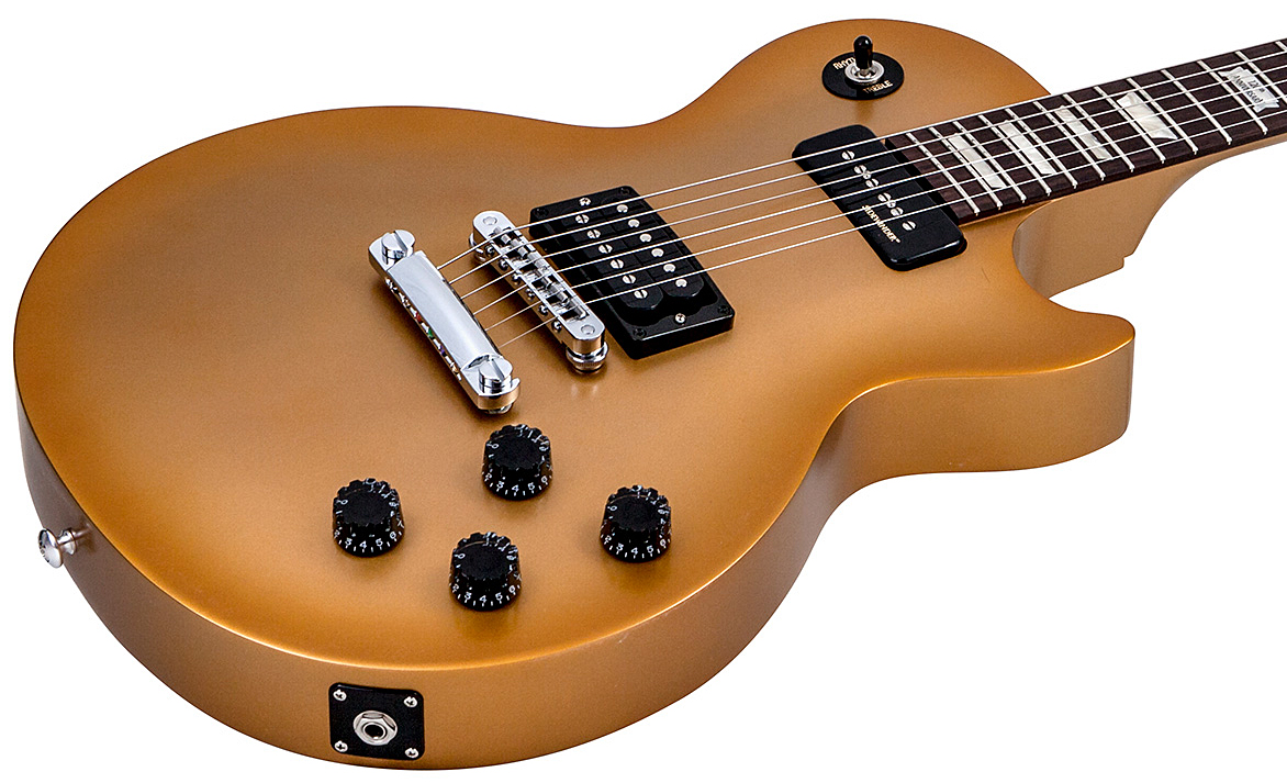 Gibson Les Paul Futura 2014 Minetune Ch - Bullion Gold Vintage Gloss - Guitare Électrique Single Cut - Variation 3