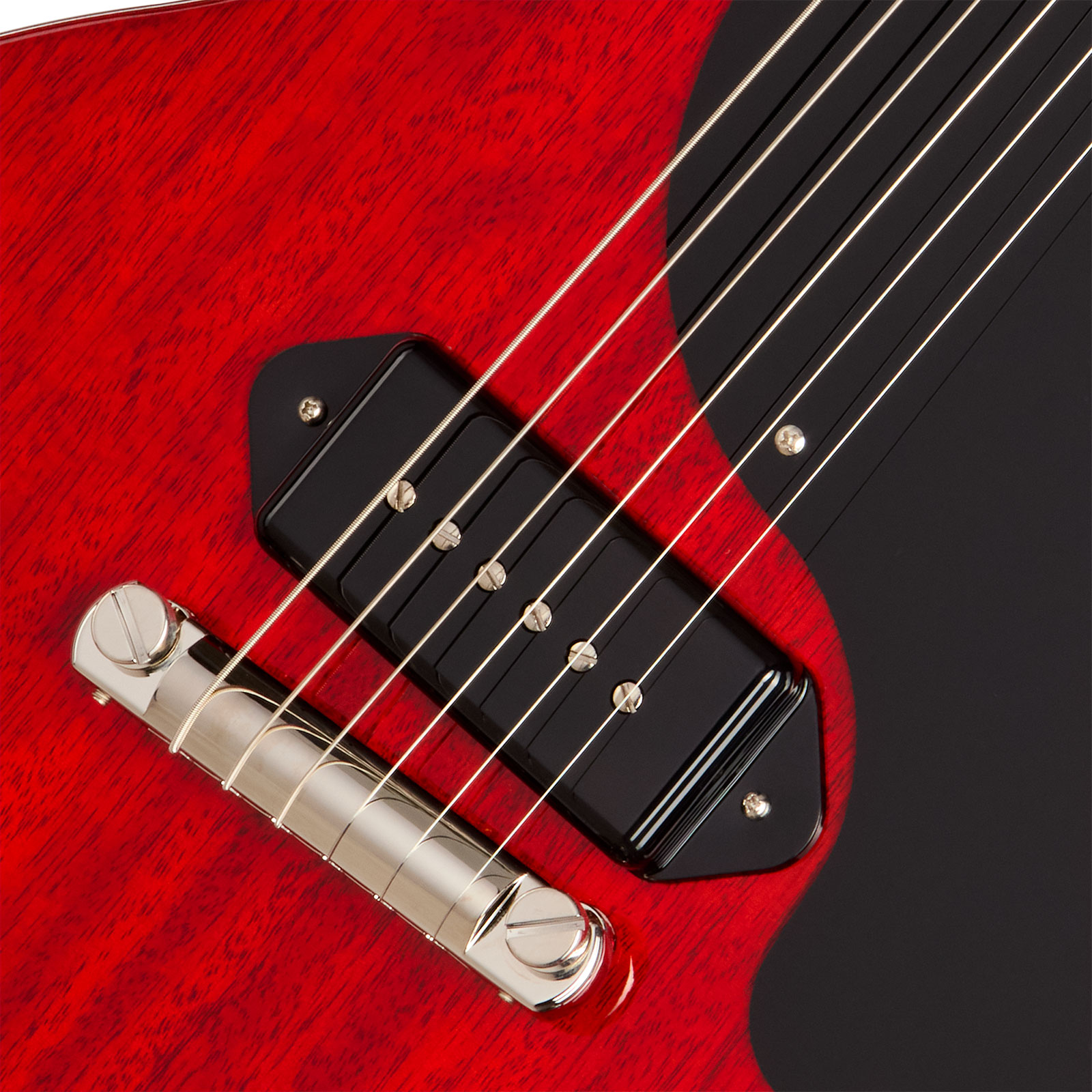 Gibson Les Paul Junior Dc Usa 2s P90 Ht Rw - Vintage Cherry - Guitare Électrique Double Cut - Variation 8